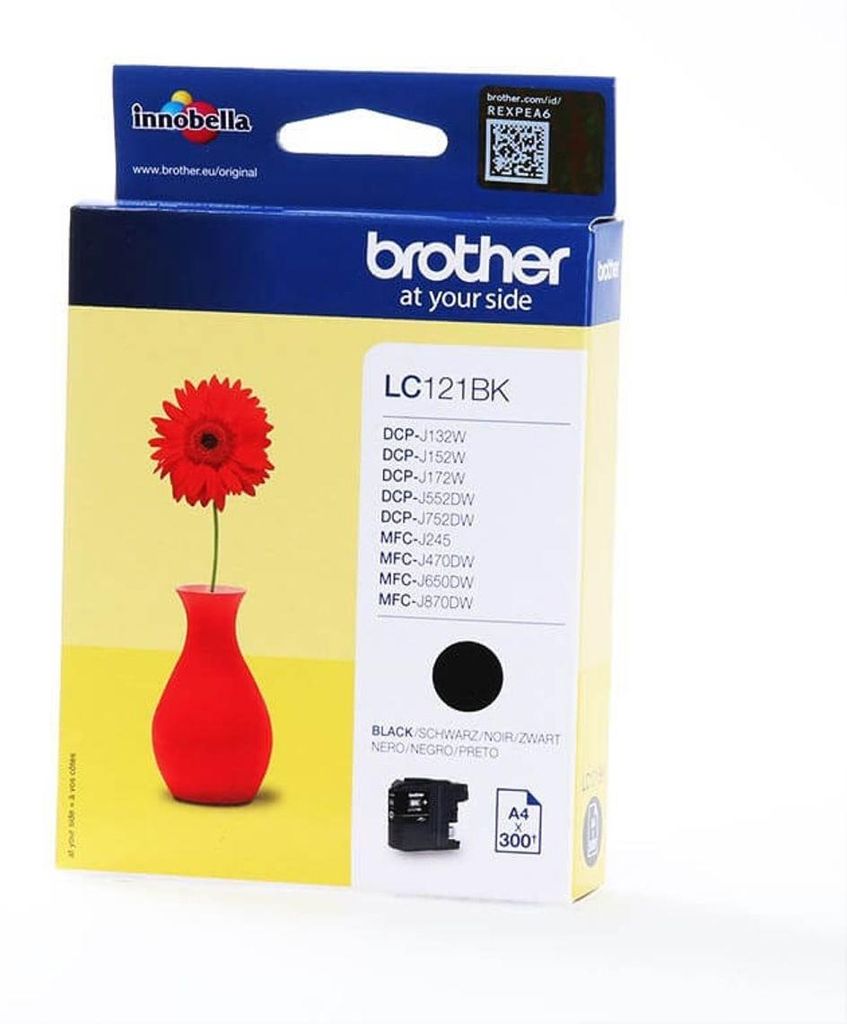 Brother LC121BK Original Brother Tintenpatrone schwarz Zdjęcie produktu 