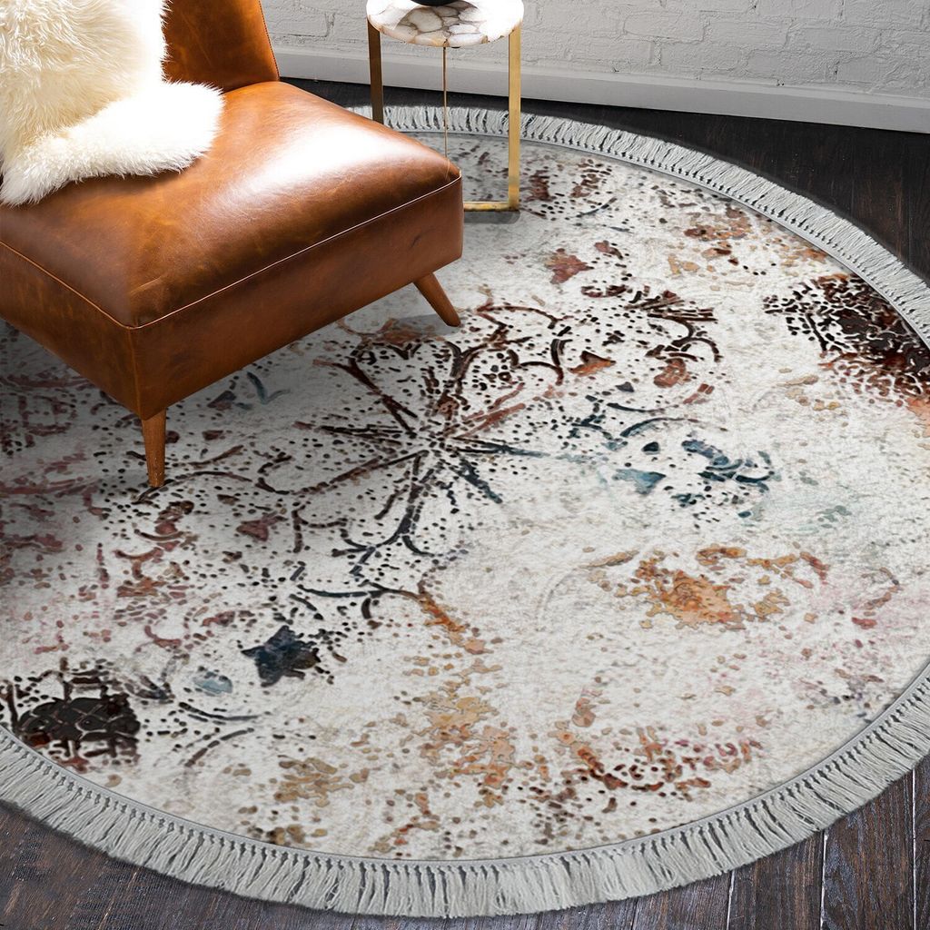 Conceptum Hypnose, Nixie- ALN400609RN18ANR, Bunt, Kurzflorteppiche, 180 x 180 cm, 100% POLYESTER