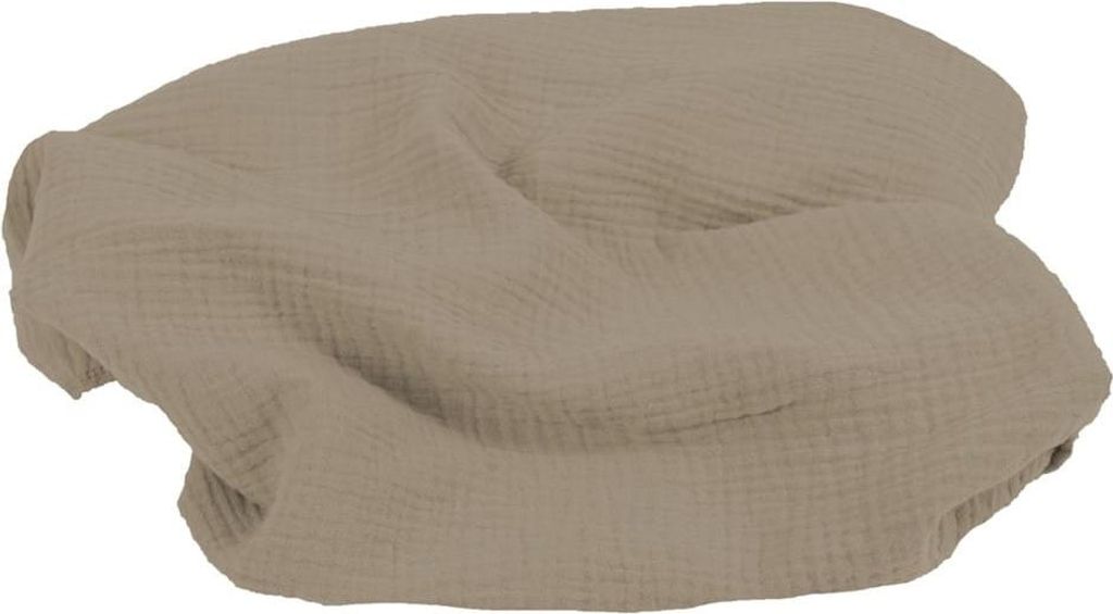 Decke Wickeltuch in einer Box 80x120 Musselin Braun