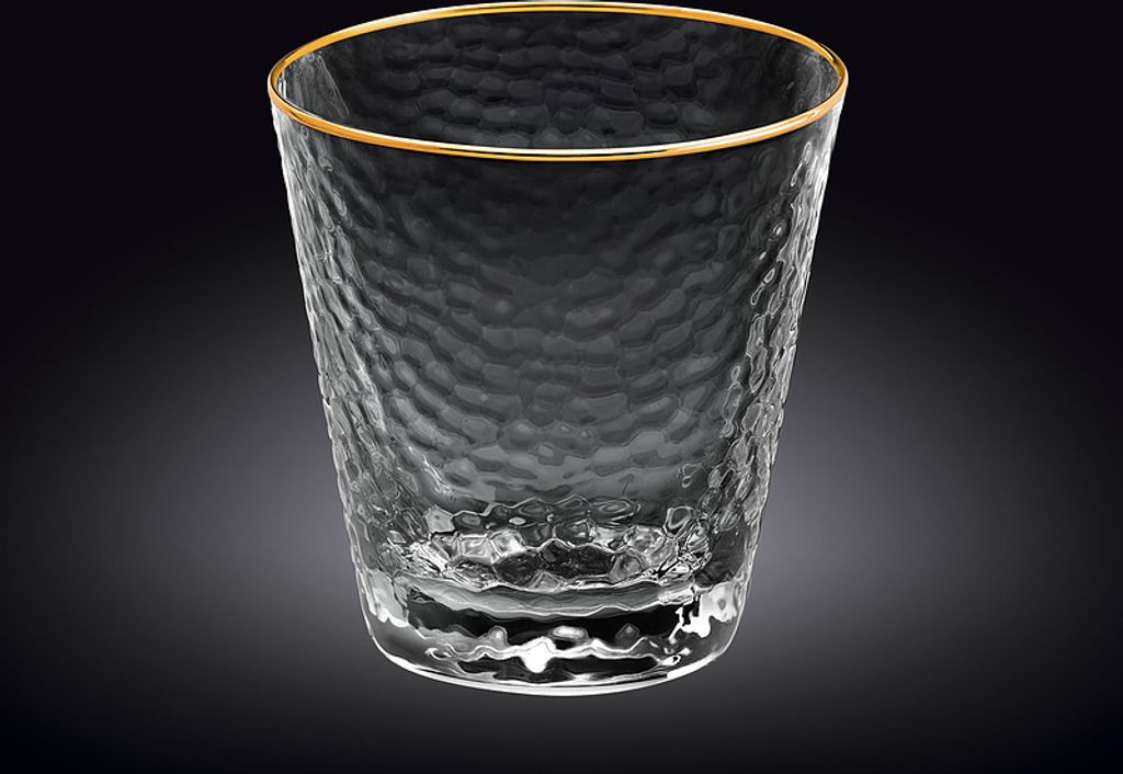 Wilmax Gold Rim Glas 300 ml Borosilikatglas Transparent Produktbild 