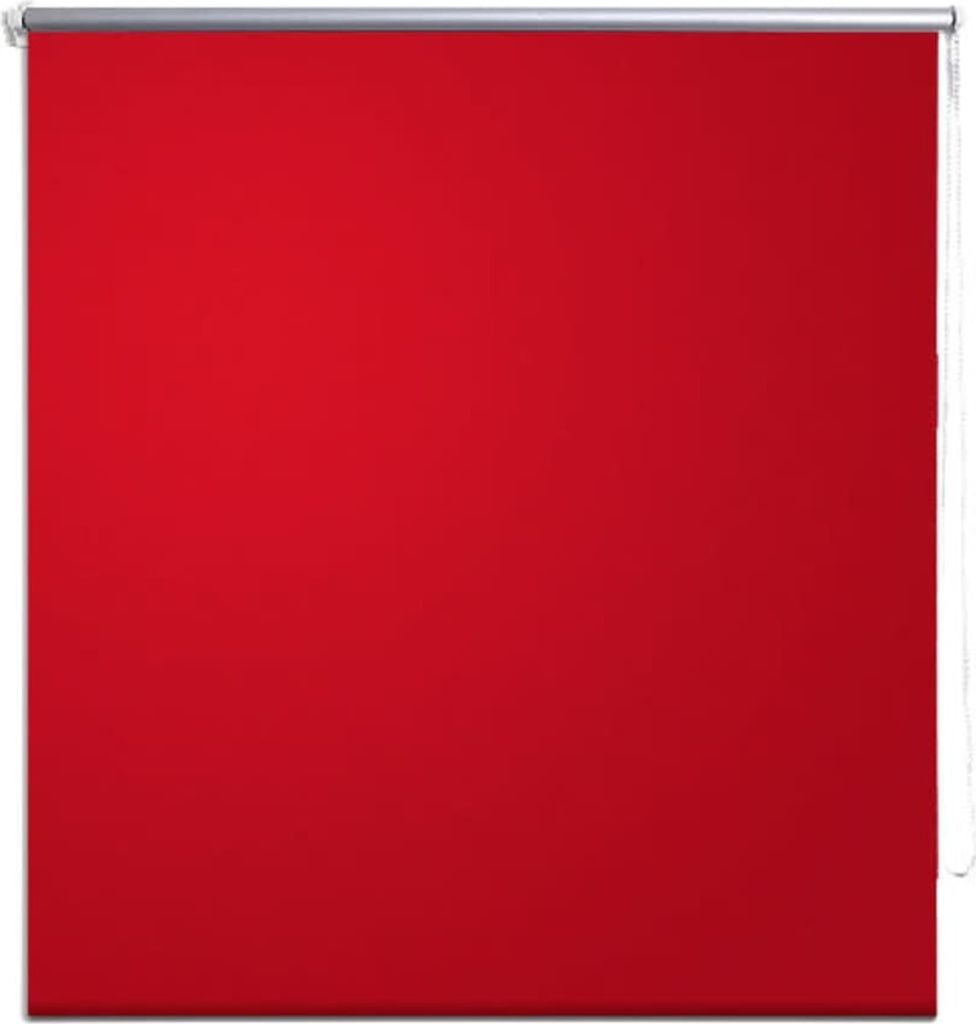 Verdunkelungsrollo 164,4 x 175 cm, Stoffbreite 160 cm, rot