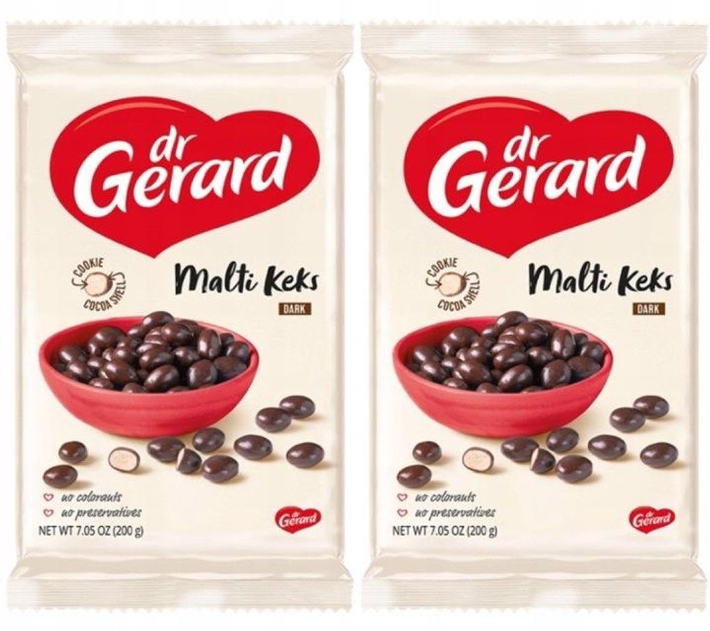 Dr. Gerard Malti Kekse in Kakaohülle, 2 x 200 g Produktbild 