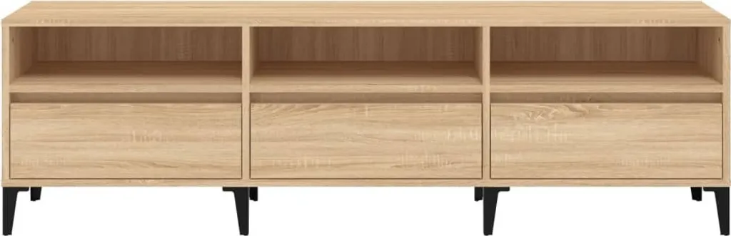 Mobile TV 150cm Rovere Sonoma Hommie - Facile Montaggio Legno - 5