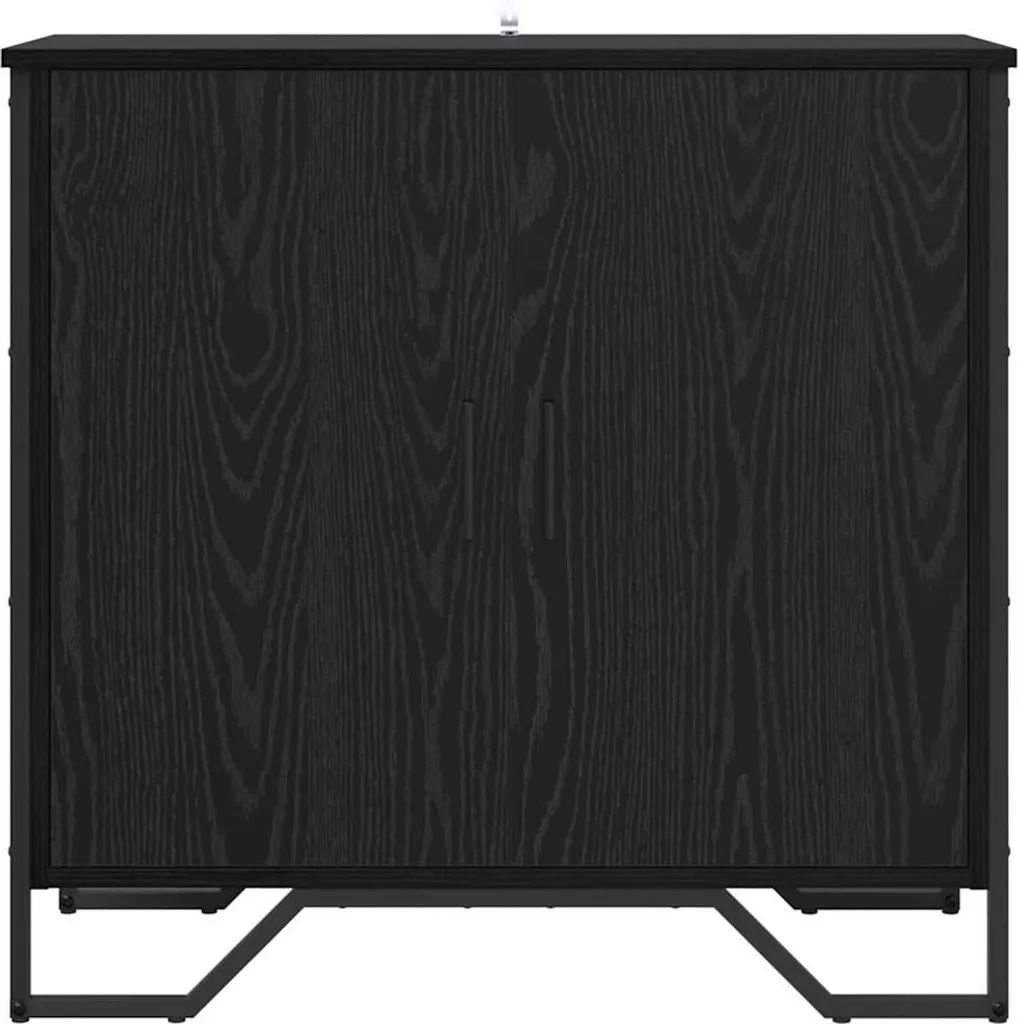 Maison Exclusive Credenza Rovere Nero 78x35x74,5 cm | Mobiletto Madia - 6
