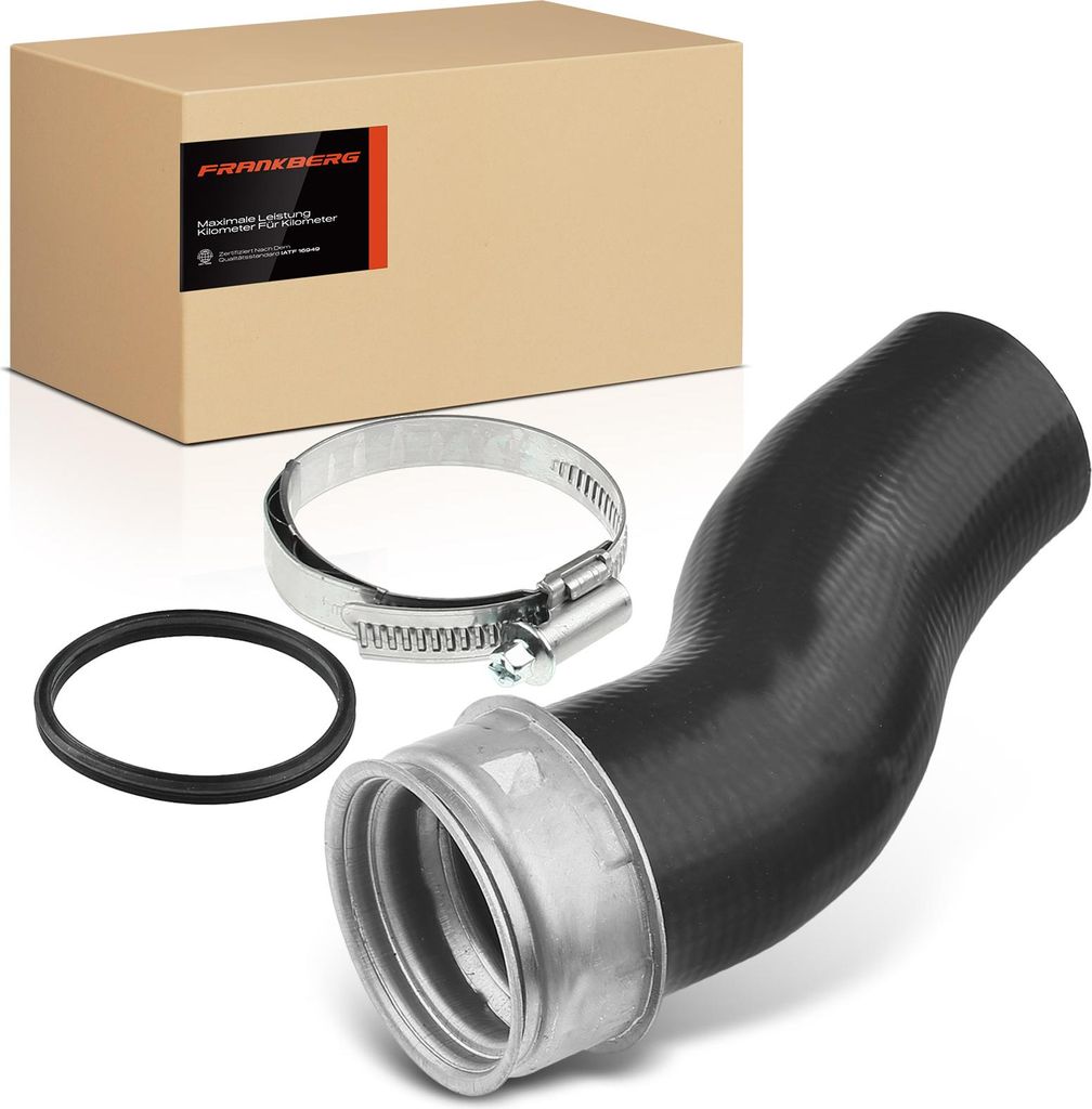 Frankberg 1x Kühlerschlauch Turboschlauch für VW Sharan 7M6 7M8 7M9 Touareg 7L6 7L7 7LA 7P5 7P6 Audi Q7 4LB