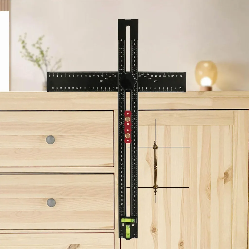 Équerre multi-angles 90°/45° de 54 cm, outil de mesure réglable et précis - 10
