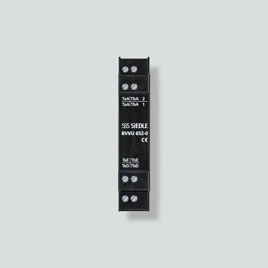 Répartiteur vidéo pour interphonie bus asymétrique BVVU 652-0 noir