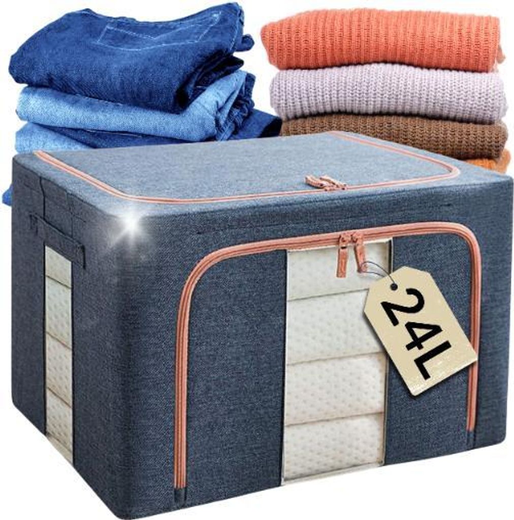 Abdeckung Behälter Organizer Tasche Für Bettwäsche Kleidung Quilt Decken 40X30X20 24L