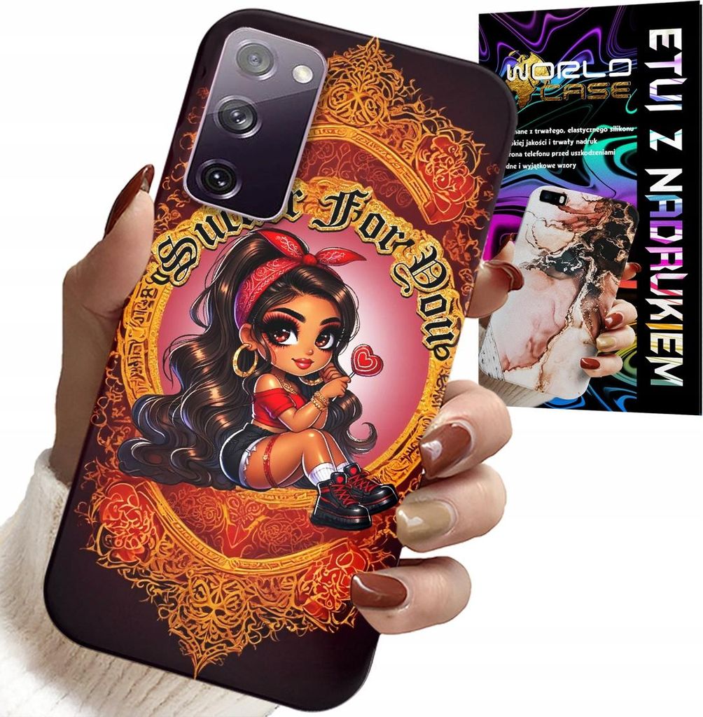 Fall Für Samsung Galaxy S20 Lite - Sucker Für Sie Mode Puppe Fall + Glas