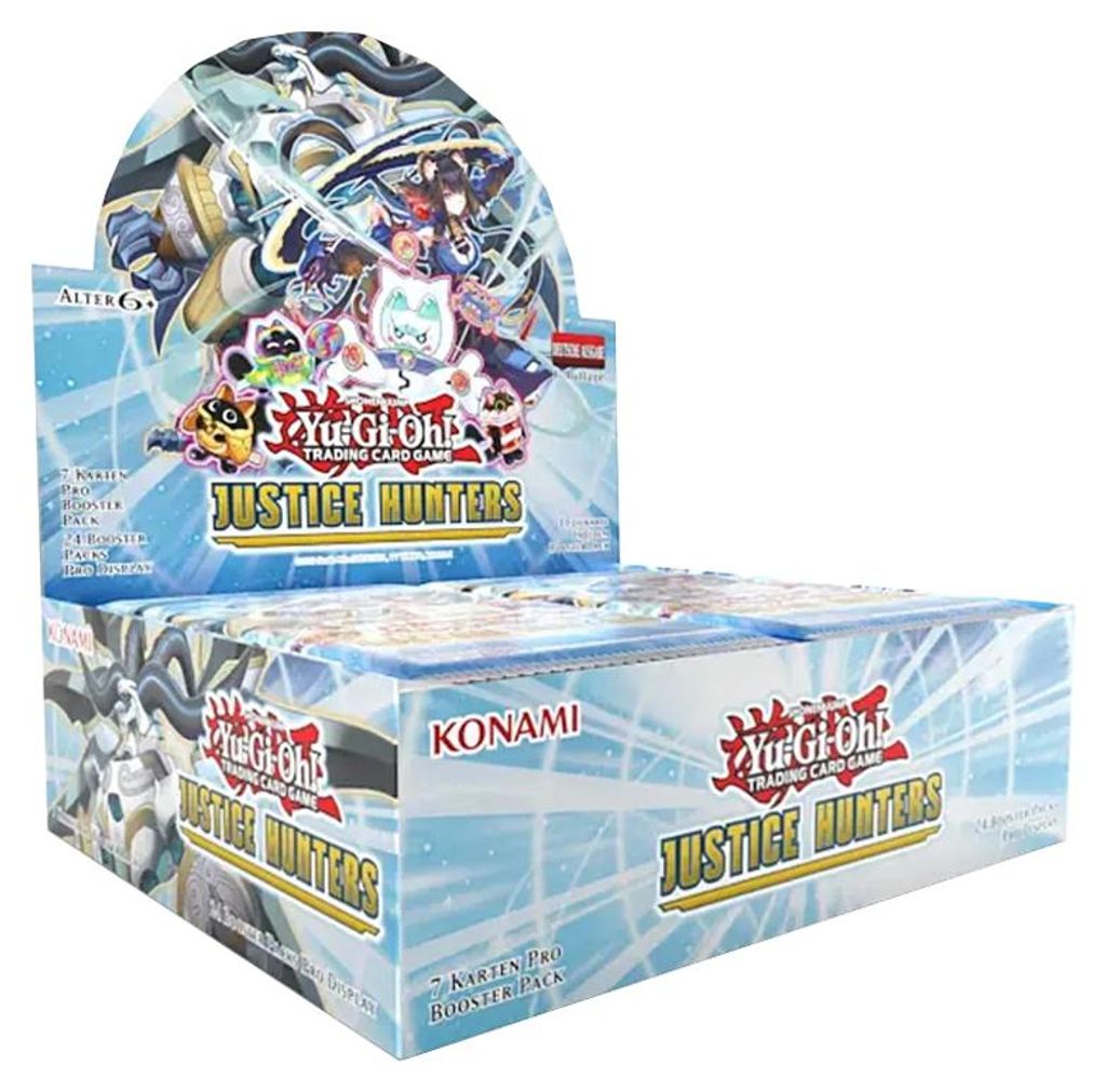 Yu-Gi-Oh! Justice Hunters Booster Display Deutsch Image du produit 