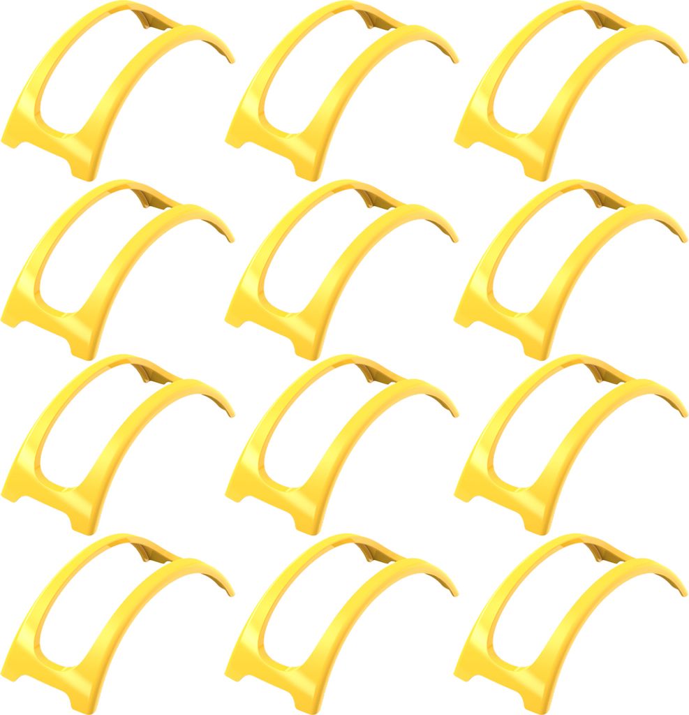 6/12-teiliger Taco-Halter, lebensmittelecht, BPA-frei, ofen- und spülmaschinenfest, stapelbar, bunt, individuelle Portion, Chicken Roll, harte Tac...