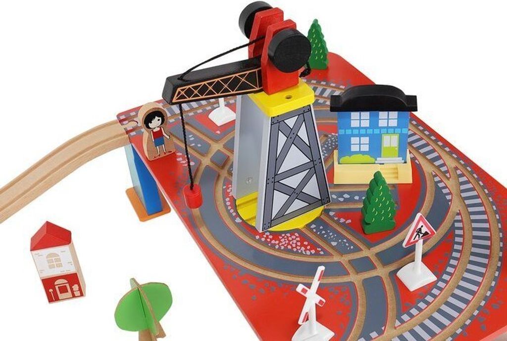 Kruzzel Wooden Railway - batteriebetriebener Zug Produktbild 17