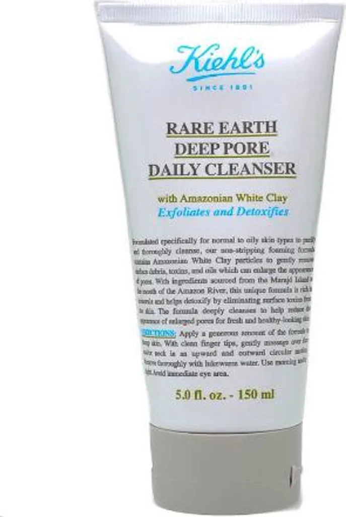 Adieu Pores Obstrués avec Kiehl's Rare Earth Nettoyant Profond 150ml