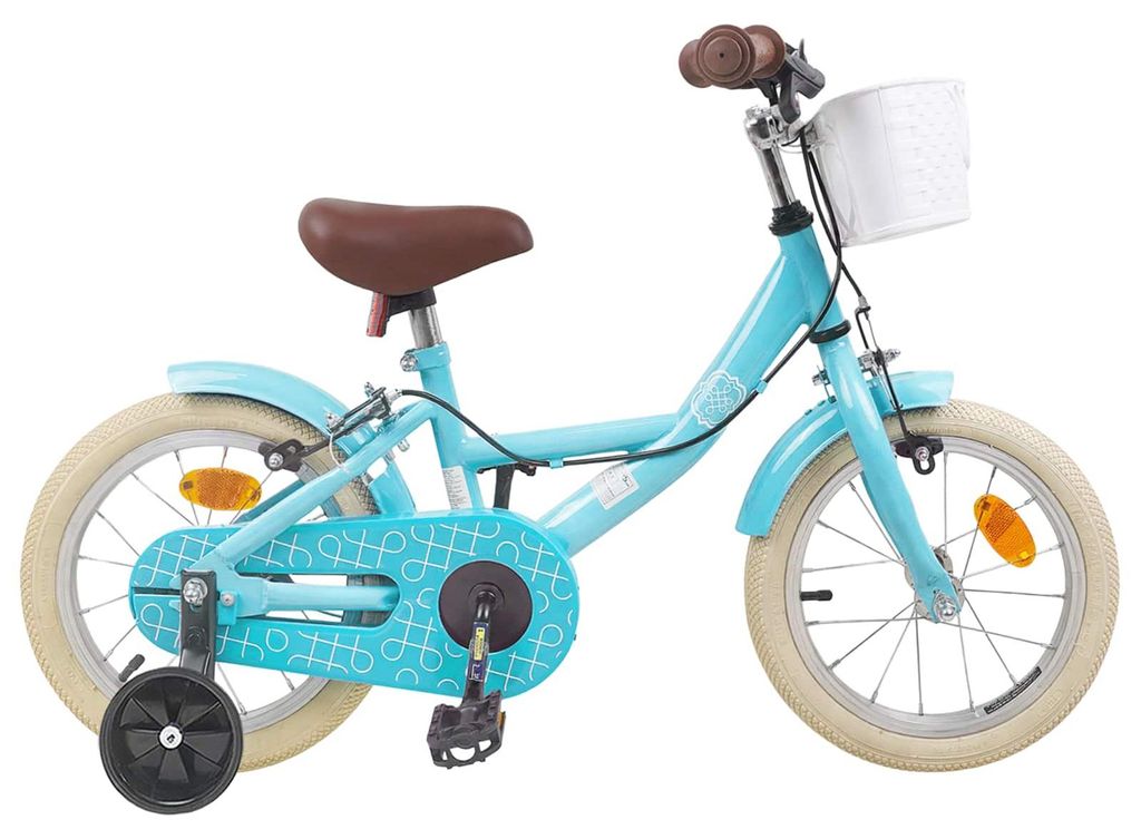 vidaXL Kinderfahrrad 12 Zoll für 2-4 Jahre alt Himmelblau