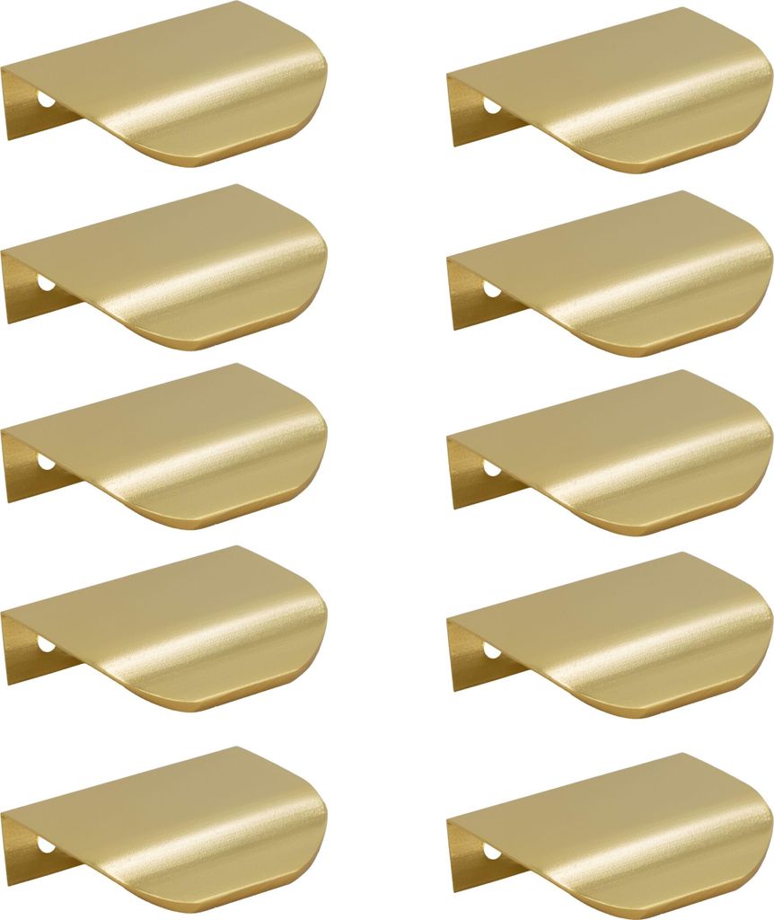 set di 10 maniglie rotonde per mobili da 50 mm in elegante Immagine del prodotto 
