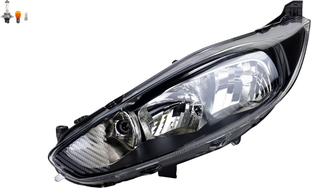 Johns, Scheinwerfer passend für Ford Fiesta 08 12/ 12- Links Fahrerseite + Leuchtmittel 1789946 1767024 1806749 1831958 1857449 1874083 1889780 20...