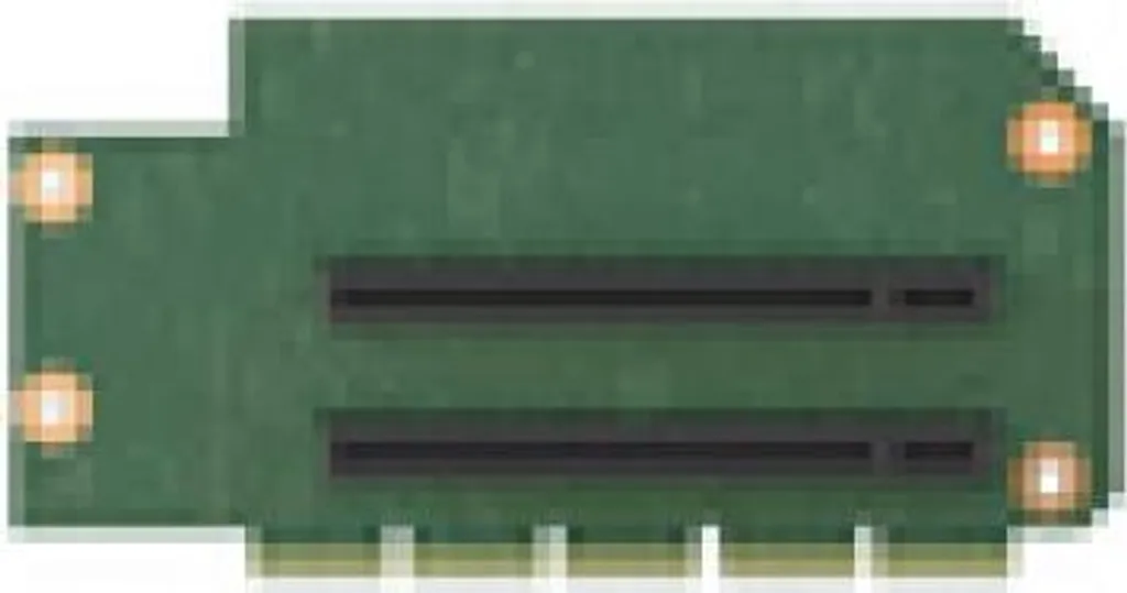 Riser PCIe Intel CYP2URISER1DBL - Solution Montage pour Boîtier 2U