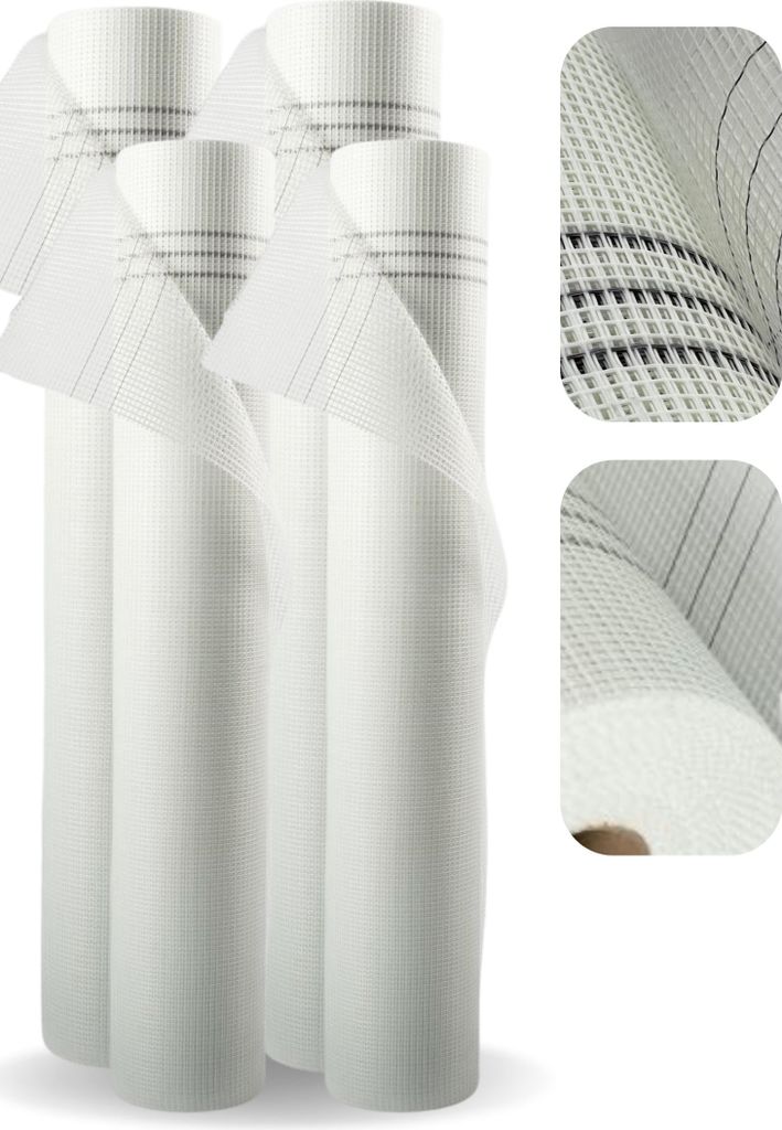 4 Rollen Armierungsgewebe165g/m² 5x5mm 200m² Putzgewebe Fassade Gewebe