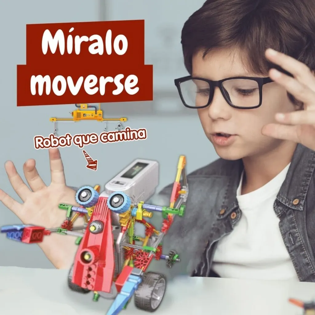 Science4you Robotics Alfabot 3 en 1, Kit de Robotique de 238 Pièces