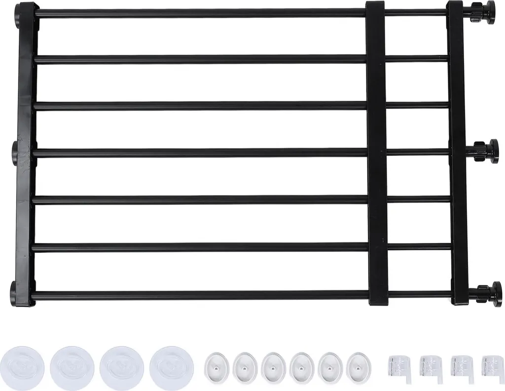 Barrière extensible pour chien 42 cm : empêche l'accès sans tout bloquer
