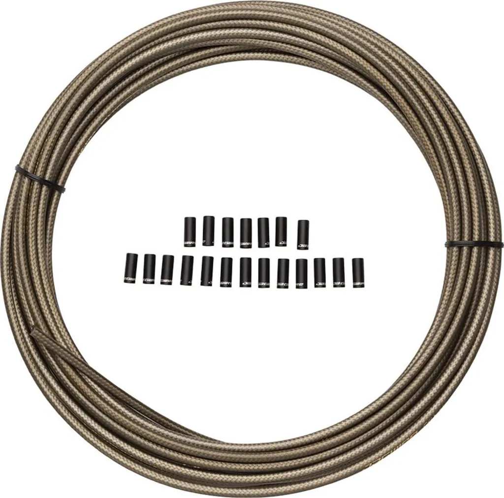 Gaine de câble de frein Jagwire Ripcord Polyamide 5mm Or en rouleau 9m