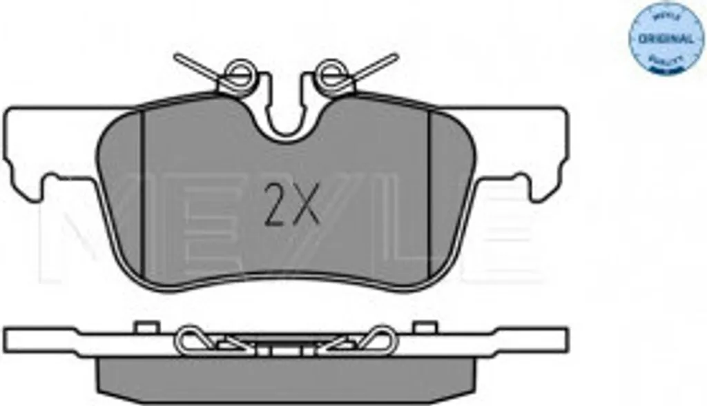 Jeu de frein arrière MEYLE 34216860403 pour BMW X1 F48 et Série 2 F45 F46