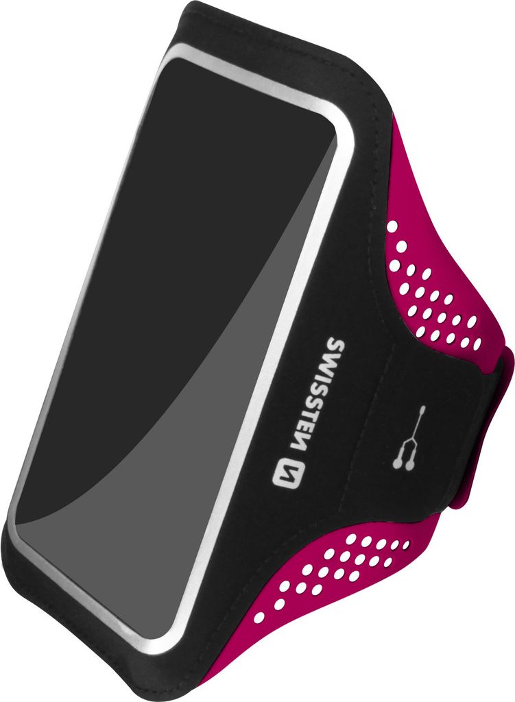 Swissten SV0155232010, Armbandbehälter, Universal, 17,8 cm (7"), Pink