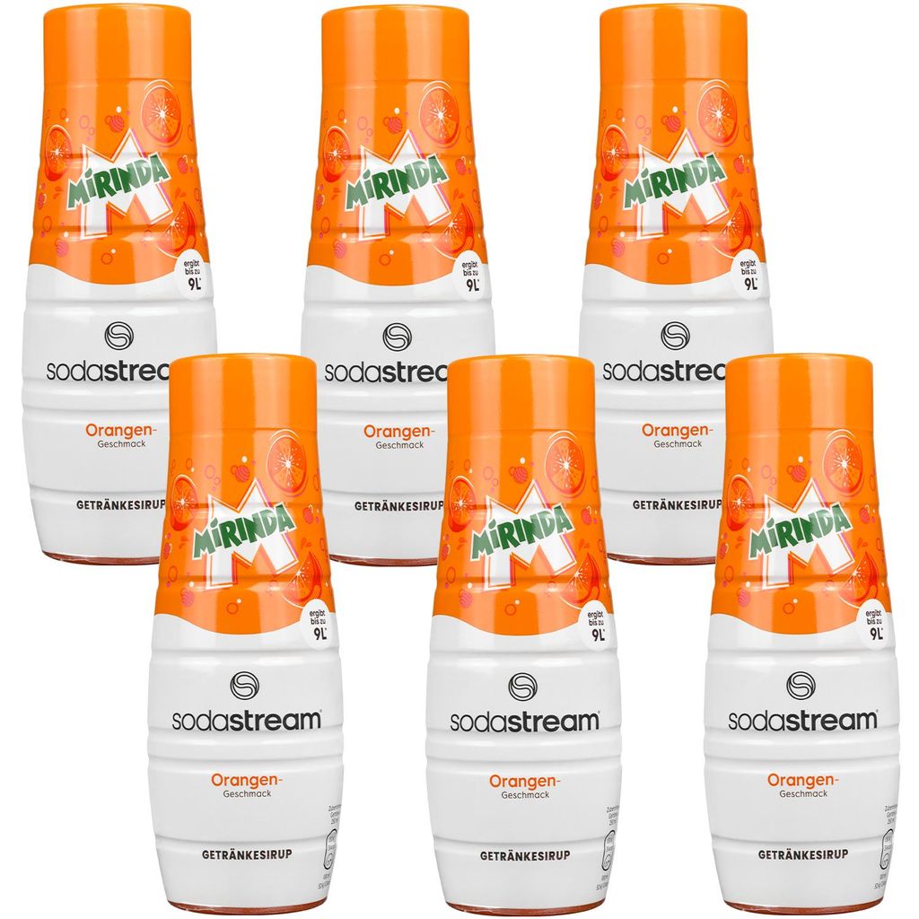 Sodastream Sirup Mirinda 440ml 6er Pack Getränkesirup Produktbild 