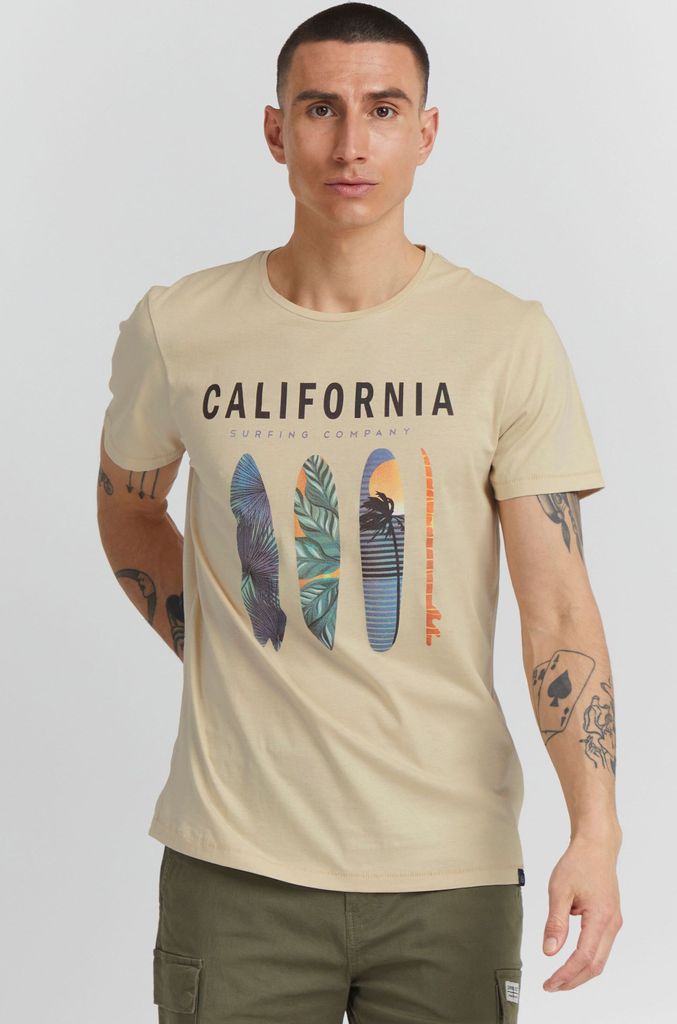 BLEND BHOrin - 20714918ME Herren T-Shirt Longshirt Basic