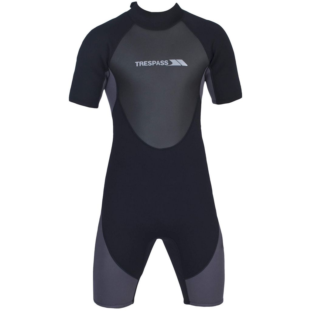 Trespass Scuba Herren 3mm Nassanzug, kurz TP251 (Xlarge) (Schwarz)