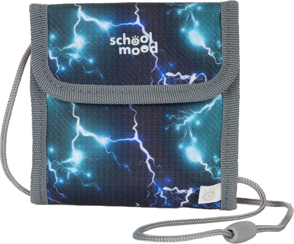 School-Mood Brustbeutel Geldbörse Neck Pouch Felix blau