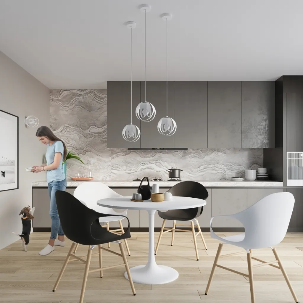 Plafonnier Blanc FINARA anti-éblouissement - Solution Éclairage E27 15W
