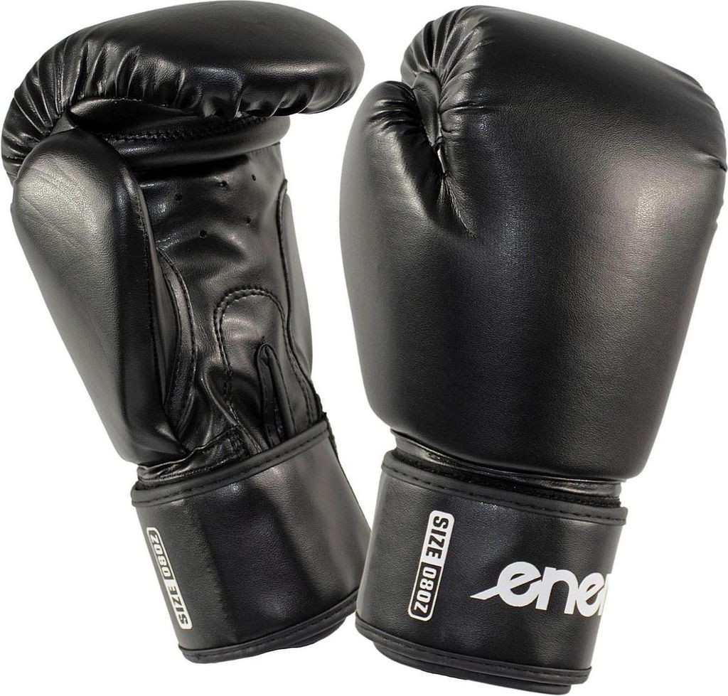 Boxhandschuhe ENERO Schwarz 12 oz Produktbild 