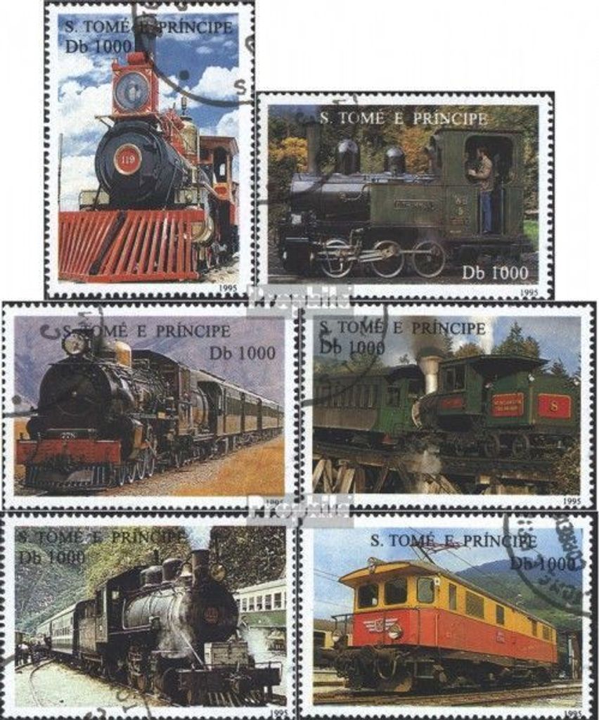 Briefmarken Sao Tome e Principe 1995 Mi 1540-1545 Produktbild 