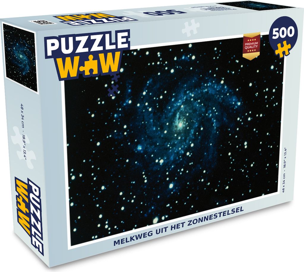 MuchoWow Puzzle 500 Teile Galaxie außerhalb des Sonnensystems - 500 Teile - Kinder - Selberbauen - Puzzlespiele