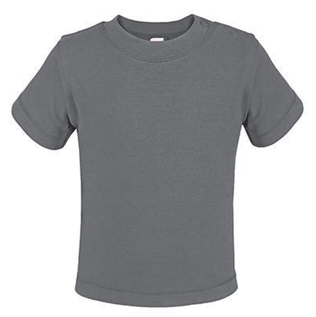 Link Kids Wear - "Bio" T-Shirt für Baby, kurzärmlig LT4256 (92) (Grau meliert)