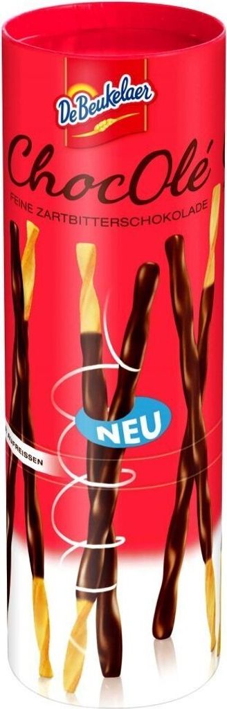 DeBeukelaer ChocOle au chocolat noir Bâtons de biscuits 75g Image du produit 