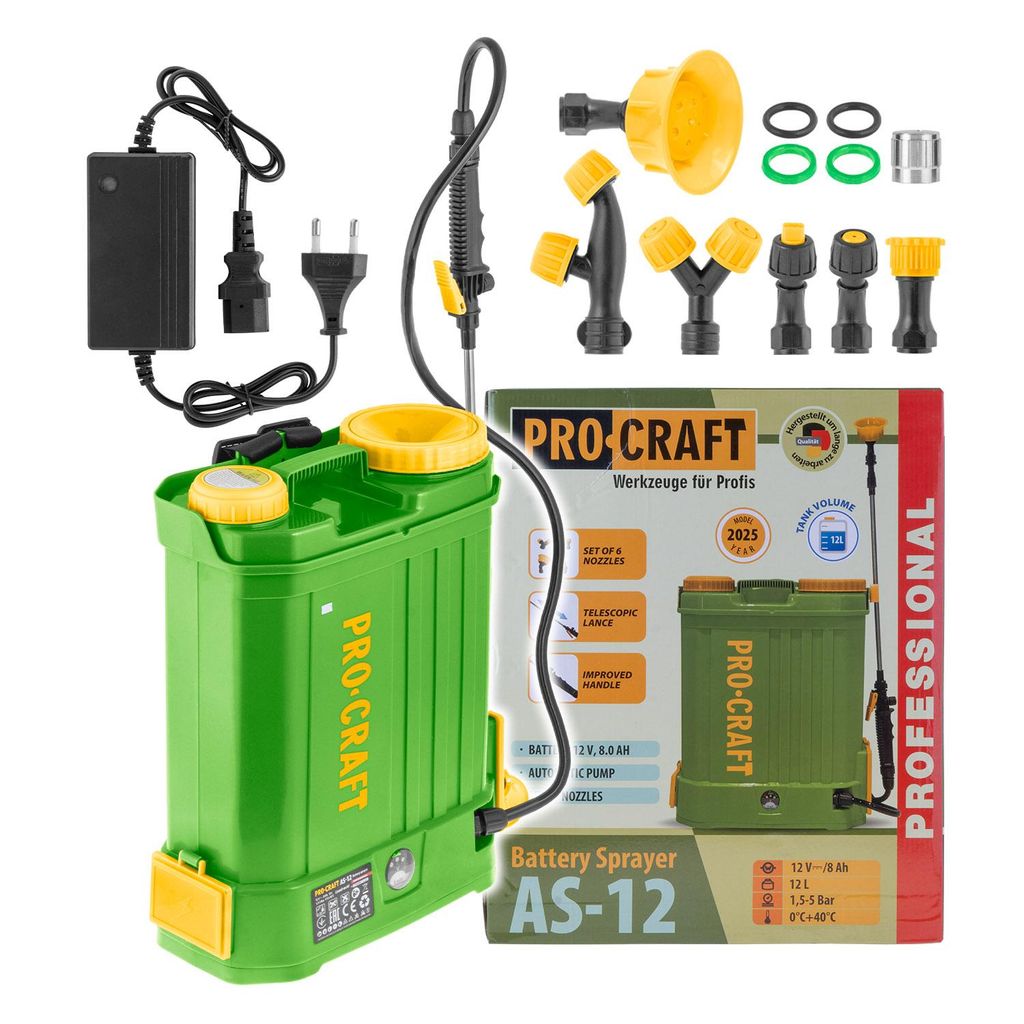 Spruzzatore a batteria Procraft AS-12 Immagine del prodotto 