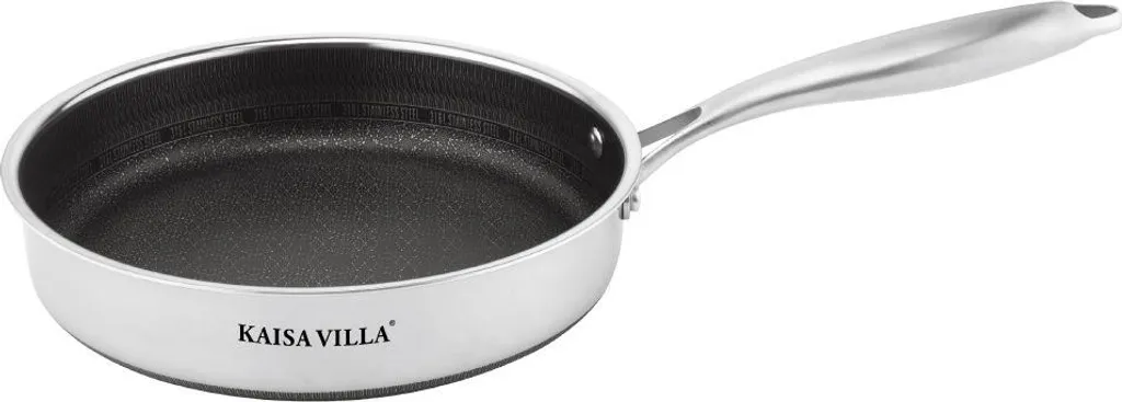 INF Padella 24cm Antiaderente Inox Professionale - Fondo 4 Strati