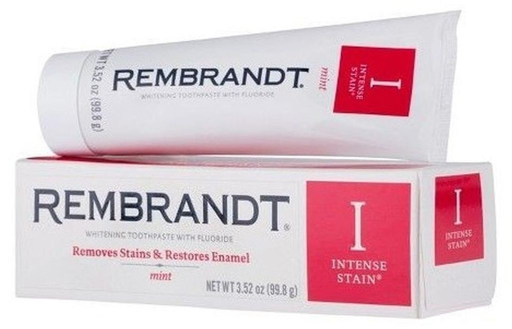 Rembrandt Intense Stain Whitening Zahnpasta mit Fluorid, Produktbild 