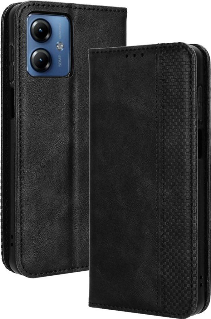 Motorola Moto G14 Hülle - Coverup Vintage Style Klapphülle Produktbild 