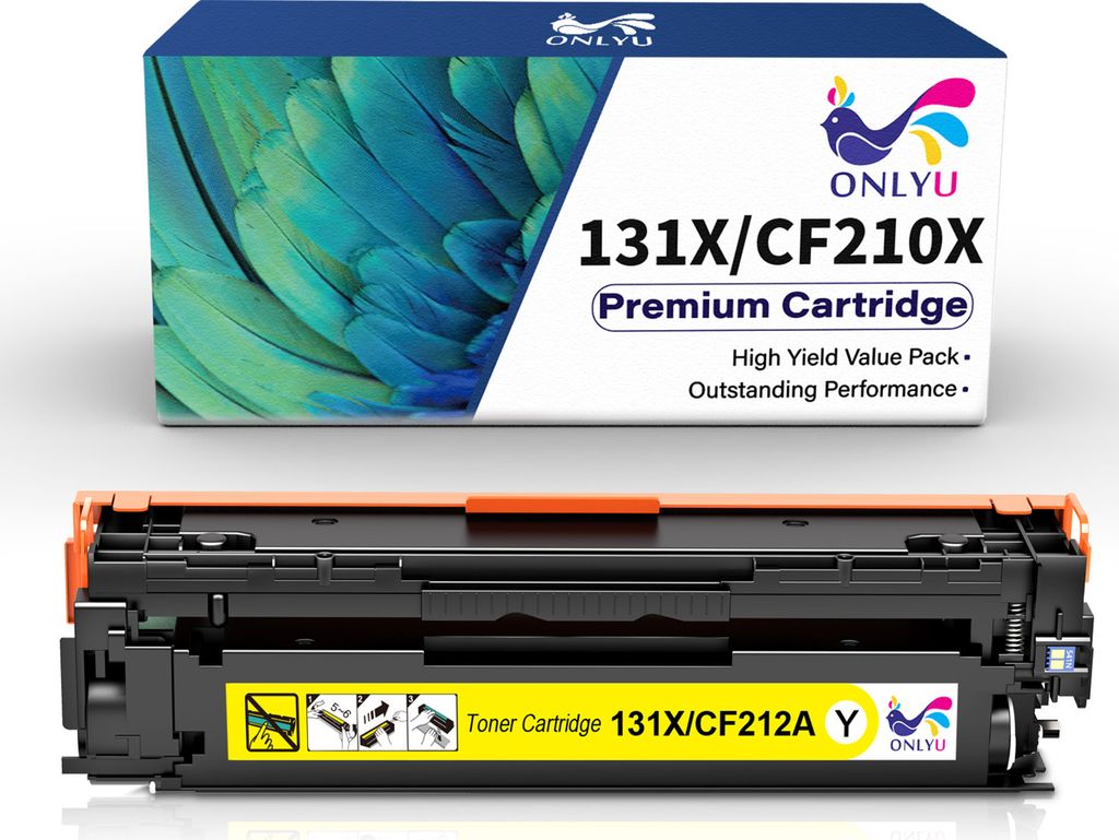 Tonerpatrone 1er Set Gelb ersetzt HP CF213A HP 131A 131X Multipack für LaserJet Pro 200 Series color M-276nw M-276n M-251nw M-251n