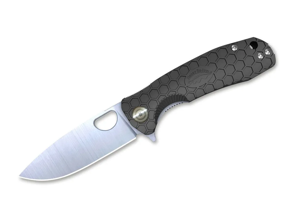 Fini les Lames Fragiles avec le Honey Badger Flipper D2 Medium Black Pro