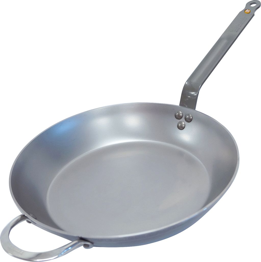A de Buyer Mineral B Eisenpfanne Bratpfanne 32cm frying pan is shown against a white background.