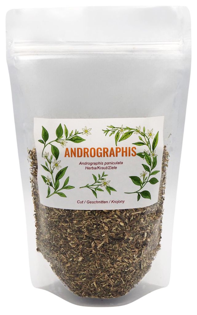 Andrographis paniculata (Chiretta) 350 g – geschnittenes Produktbild 