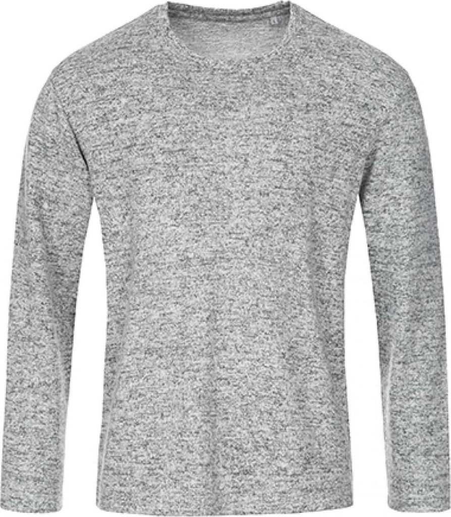 Stedman ST9080 | Herren Knit Sweater , Casual Fit, gemäß BSCI-Richtlinien - Farbe: Light Grey Melange - Größe: XXL