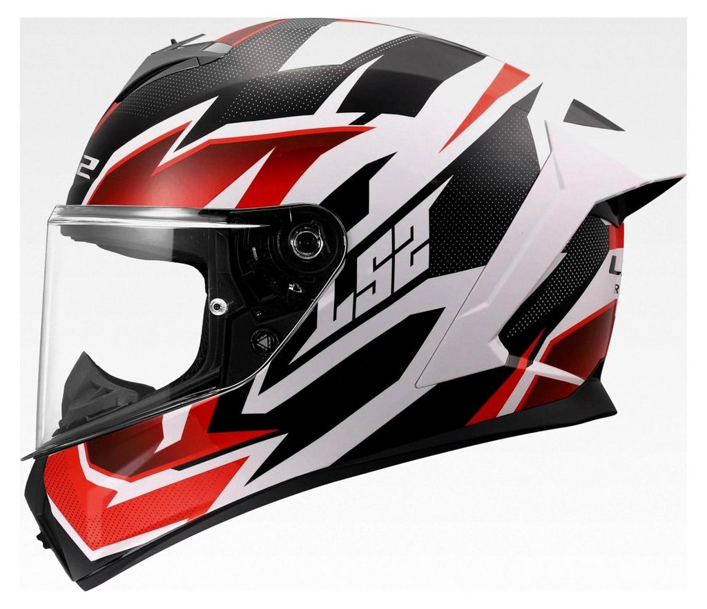 Integralhelm RAPID III XTREM Weiß Schwarz Rot, M