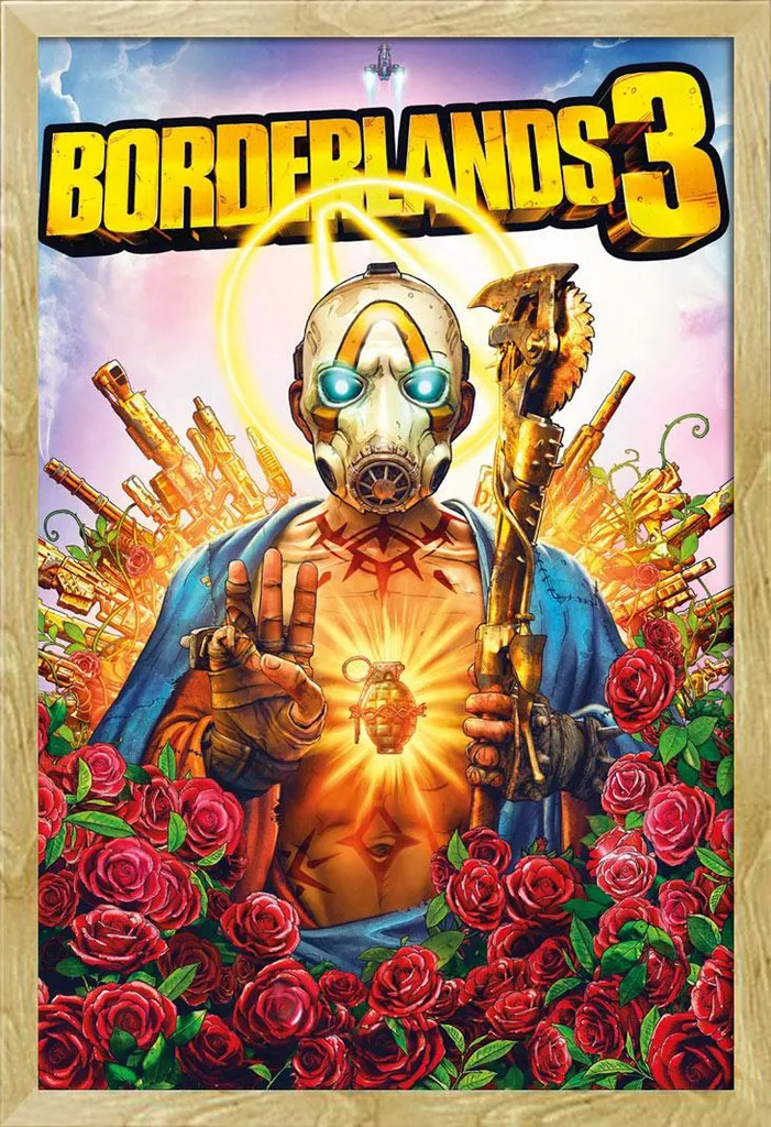 Borderlands 3 Poster con Cornice Shinsuke® Faggio 61x91,5 cm - Offerta