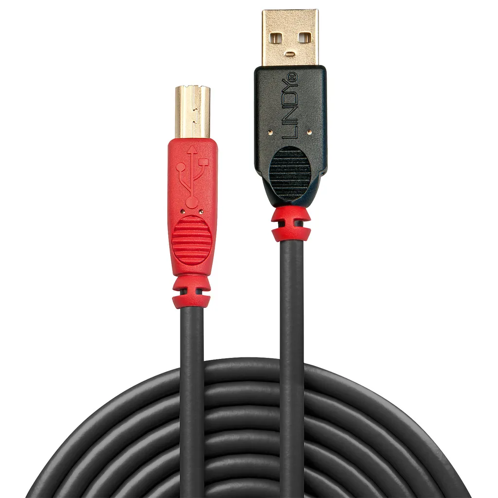 Rallonge Active USB 2.0 15m LINDY Type A vers B pour Imprimante et Scanner - 3