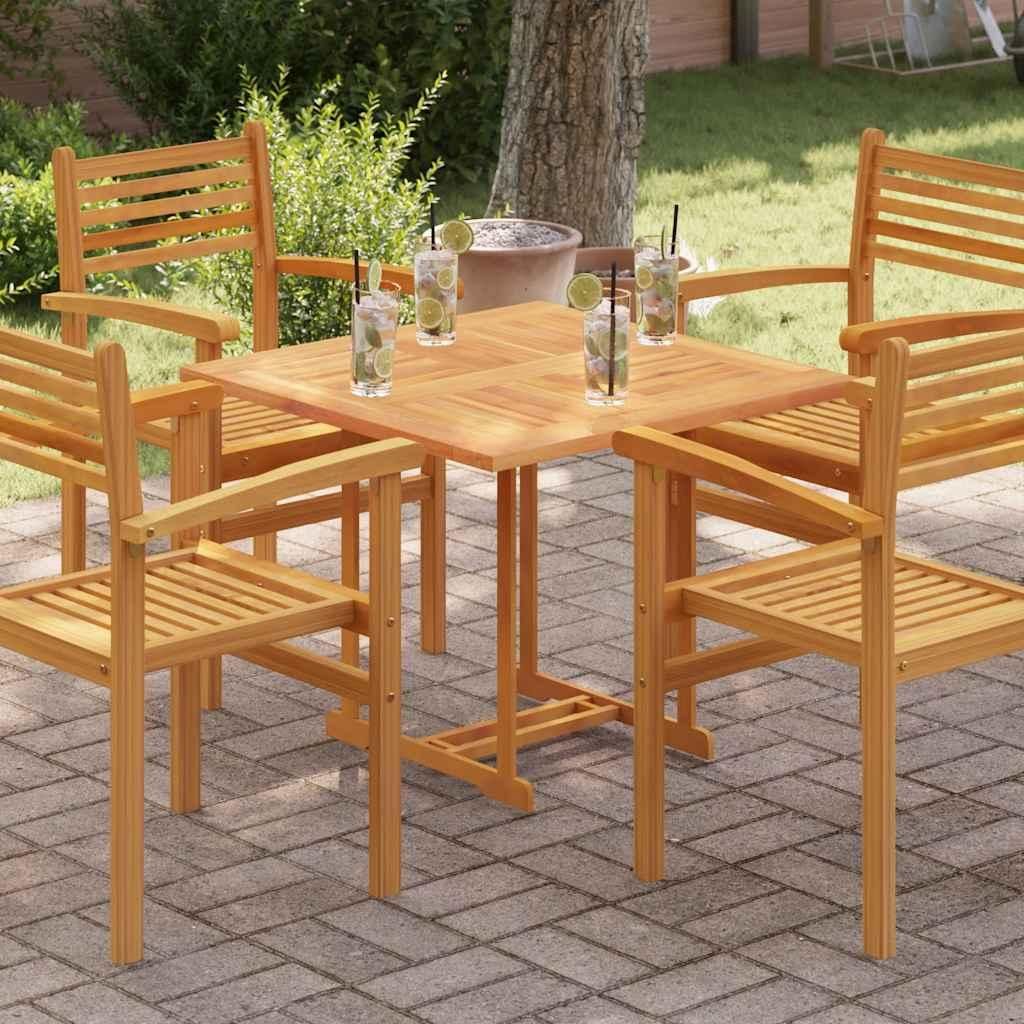 vidaXL Stolová deska z masivního dřeva Teak Square Obrázek produktu 